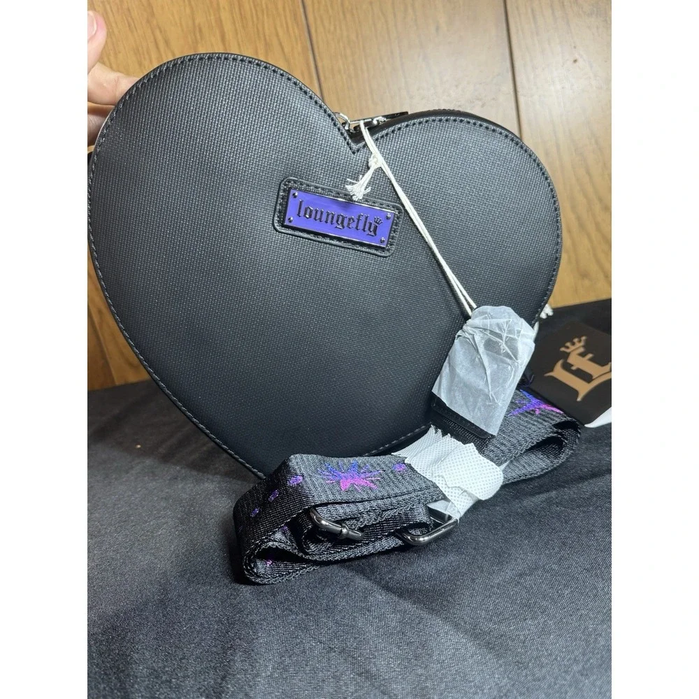Loungefly Neon Cat Heart Figural Crossbody‎ Bag NWT